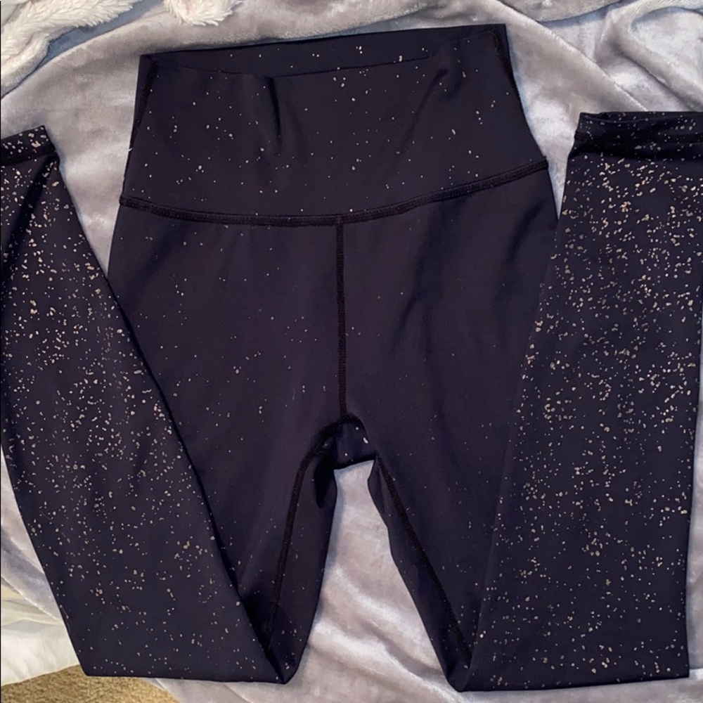 Buffbunny Collection Ombré Black Gold Leggings S